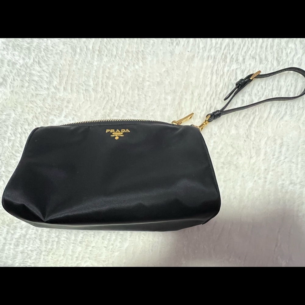 Used Prada Cosmetics bag wristlet